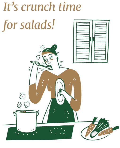 It's crunch time for salads!